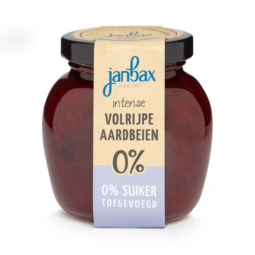 Intense 0% jam aardbeien zonder toegevoegde suiker